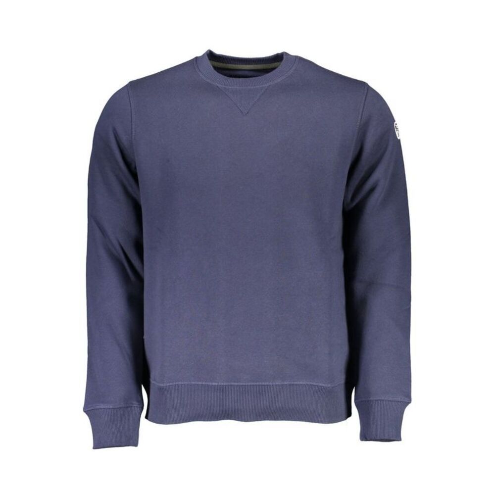 North Sails Blue Cotton Men Men's Sweatshirt